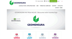 Desktop Screenshot of geomensura.fr