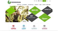 Desktop Screenshot of geomensura.com